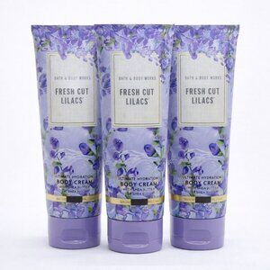Bath & Body Works Body Cream Bundle – FRESH CUT LILACS – Set of 3 – New